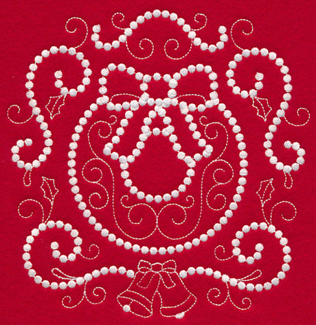 Christmas Wreath (Candlewicking)