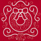 Christmas Wreath (Candlewicking)