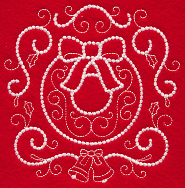 Christmas Wreath (Candlewicking)