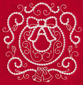 Christmas Wreath (Candlewicking)