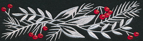 Christmas Bliss Border (Whitework)