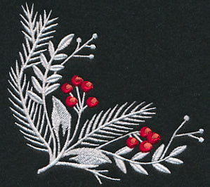 Christmas Bliss Corner (Whitework)