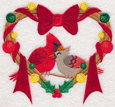 Cardinals Christmas Love Nest