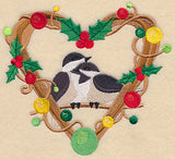 Chickadees Christmas Love Nest