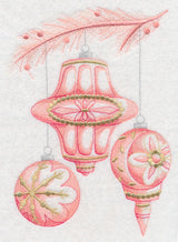 Christmas Whimsy Ornaments (Toile)