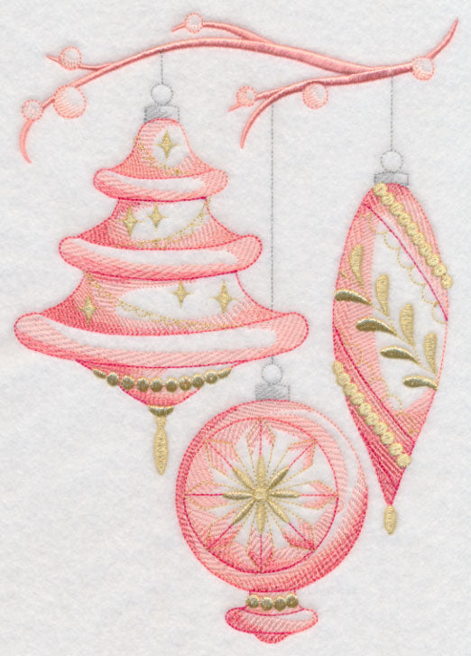 Christmas Boutique Ornaments (Toile)