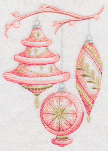 Christmas Boutique Ornaments (Toile)