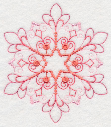 Chic Snowflake Fancy (Candlewicking)