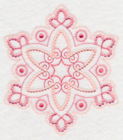 Spectacular Snowflake Fancy (Candlewicking)
