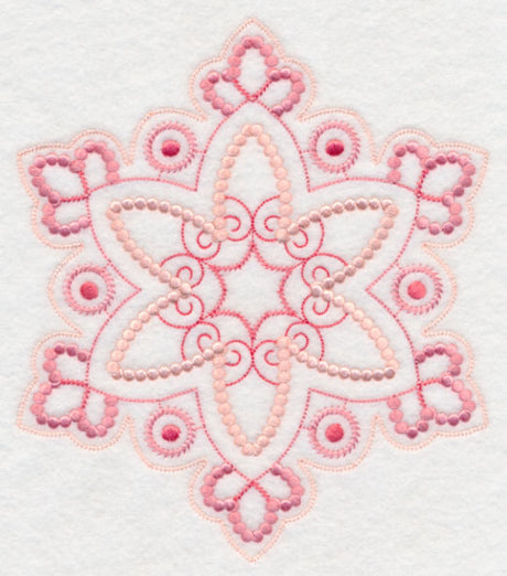 Spectacular Snowflake Fancy (Candlewicking)