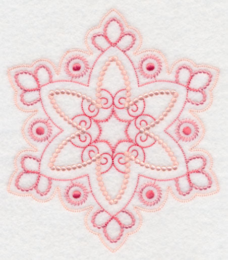 Spectacular Snowflake Fancy (Candlewicking)