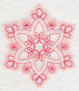 Spectacular Snowflake Fancy (Candlewicking)