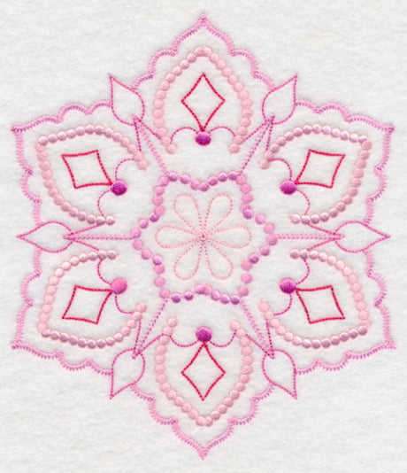 Stunning Snowflake Fancy (Candlewicking)