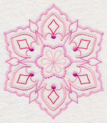 Stunning Snowflake Fancy (Candlewicking)