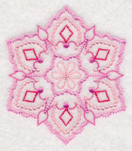 Stunning Snowflake Fancy (Candlewicking)