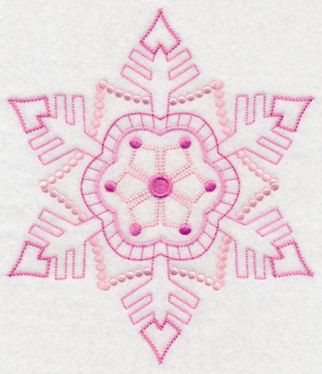 Glorious Snowflake Fancy (Candlewicking)
