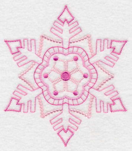 Glorious Snowflake Fancy (Candlewicking)