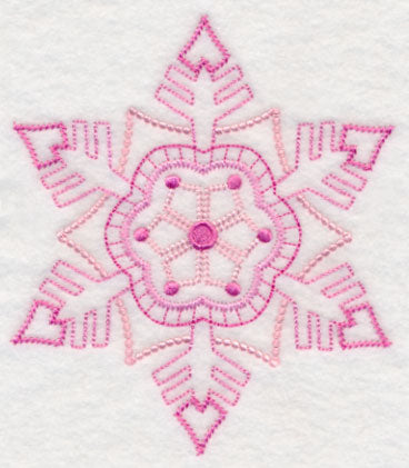 Glorious Snowflake Fancy (Candlewicking)