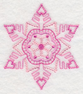 Glorious Snowflake Fancy (Candlewicking)