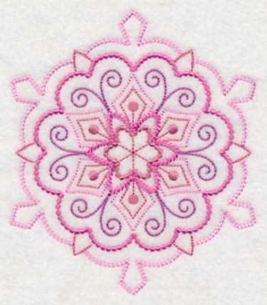 Sensational Snowflake Fancy (Candlewicking)