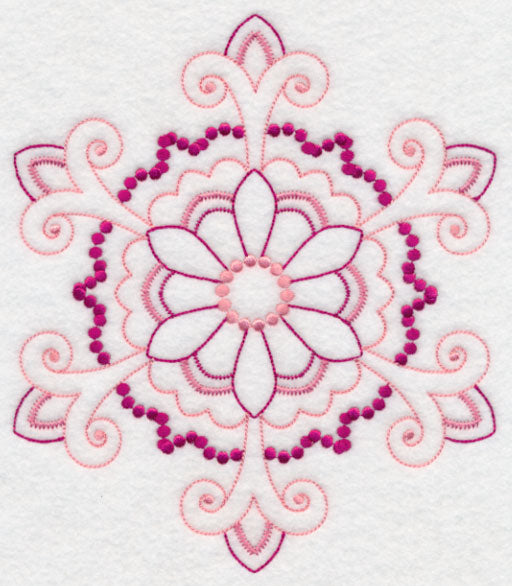 Majestic Snowflake Fancy (Candlewicking)