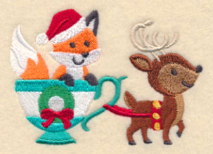 Cup o' Christmas Fox
