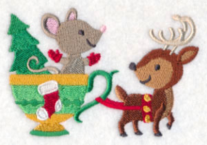 Cup o' Christmas Mouse
