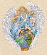Heavenly Angel and Holy Family