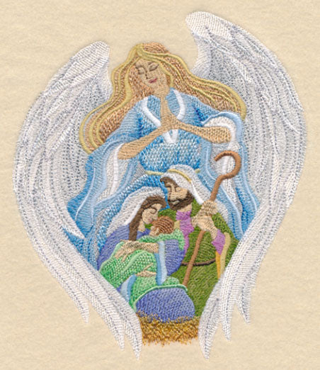 Heavenly Angel and Holy Family