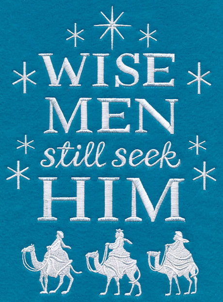 Wise Men Still Seek Him (Whitework)