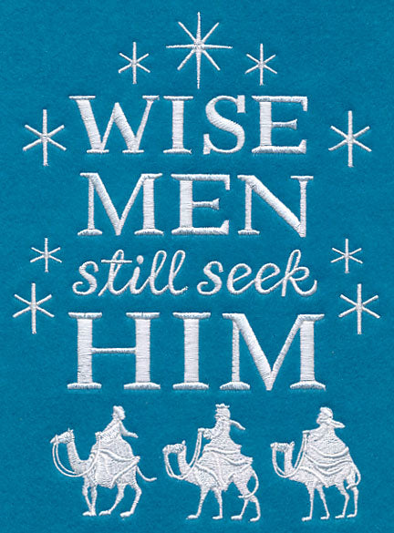 Wise Men Still Seek Him (Whitework)