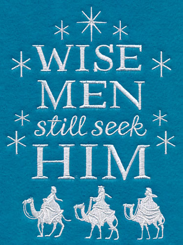 Wise Men Still Seek Him (Whitework)
