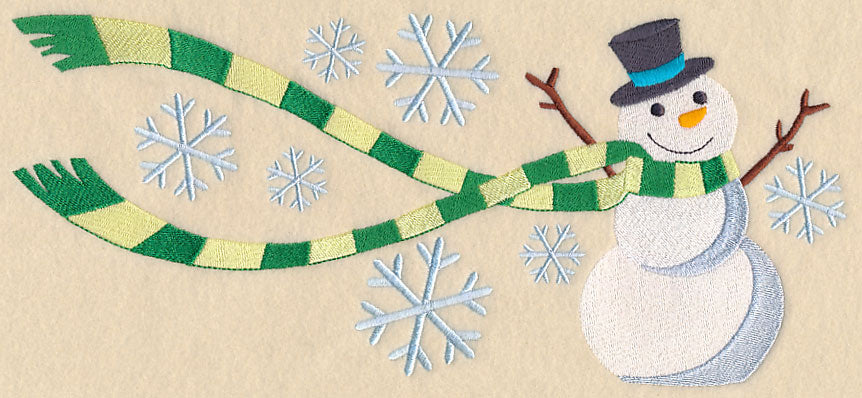 Wrapped Up in Winter Snowman