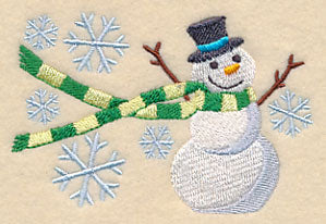 Wrapped Up in Winter Snowman