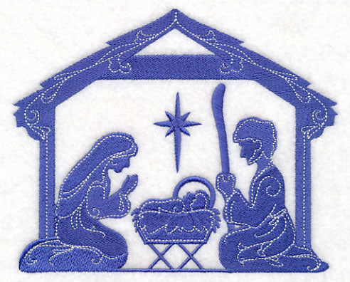 Elegant Nativity Manger Scene
