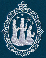 Wise Men Cameo (Whitework)