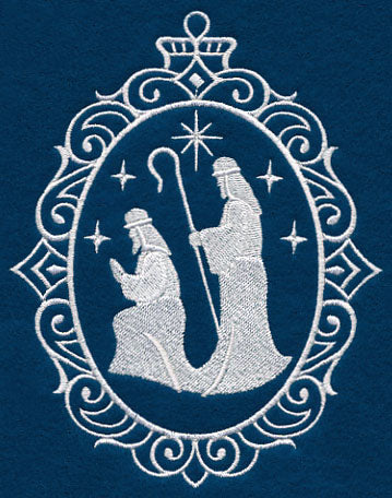 Shepherds Cameo (Whitework)