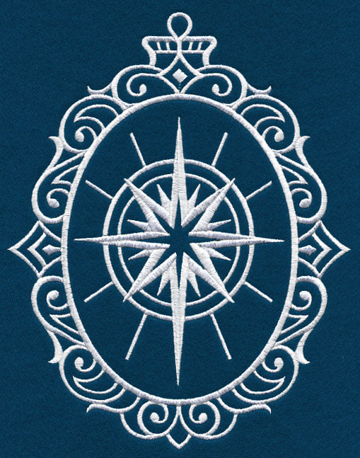 Star of Bethlehem Cameo (Whitework)