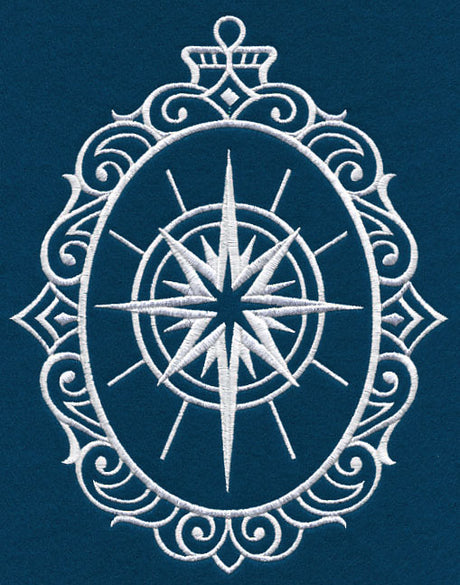 Star of Bethlehem Cameo (Whitework)