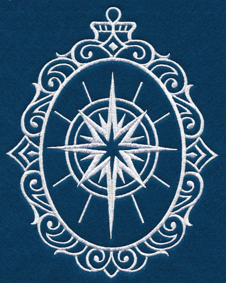 Star of Bethlehem Cameo (Whitework)