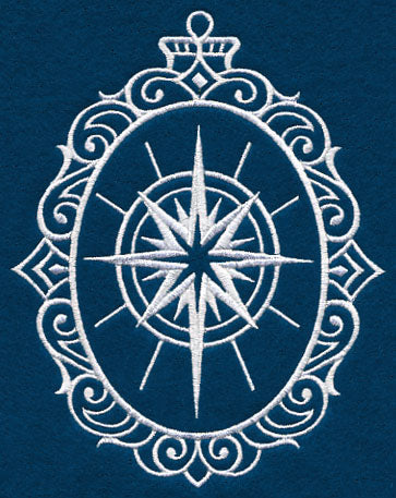 Star of Bethlehem Cameo (Whitework)