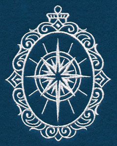 Star of Bethlehem Cameo (Whitework)