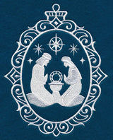 Holy Family Cameo (Whitework)