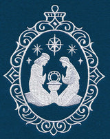 Holy Family Cameo (Whitework)