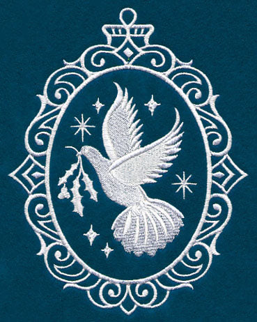 Dove Cameo (Whitework)