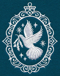 Dove Cameo (Whitework)