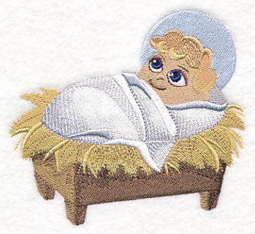 Playful Christmas Pageant Baby Jesus