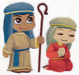 Playful Christmas Pageant Shepherds