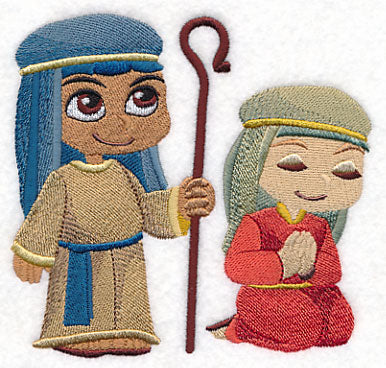 Playful Christmas Pageant Shepherds