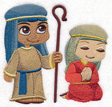 Playful Christmas Pageant Shepherds